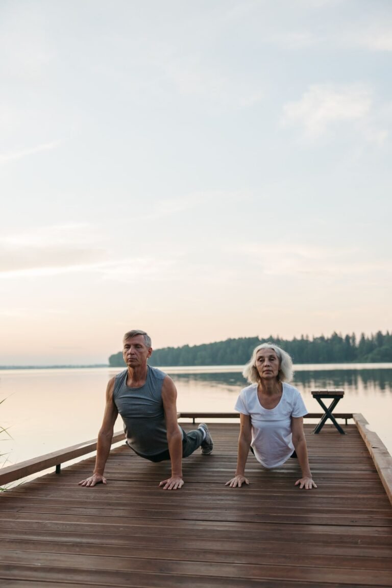 Older adults enjoying a healthy, active lifestyle