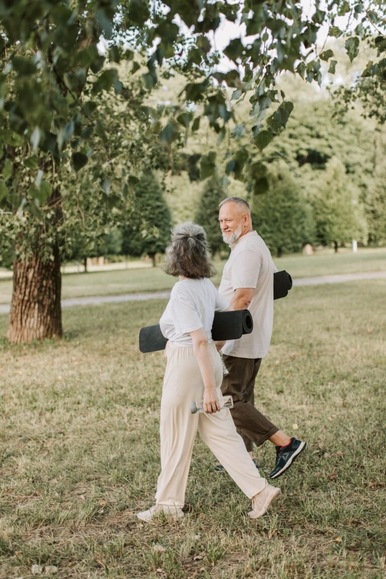 Older adults enjoying a healthy, active lifestyle