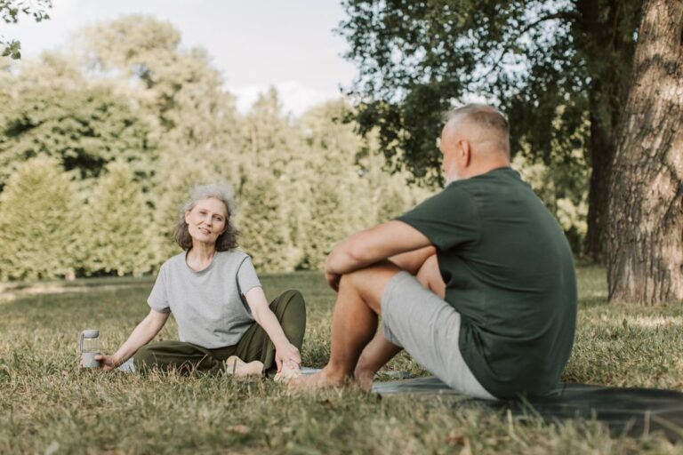 Older adults enjoying a healthy, active lifestyle